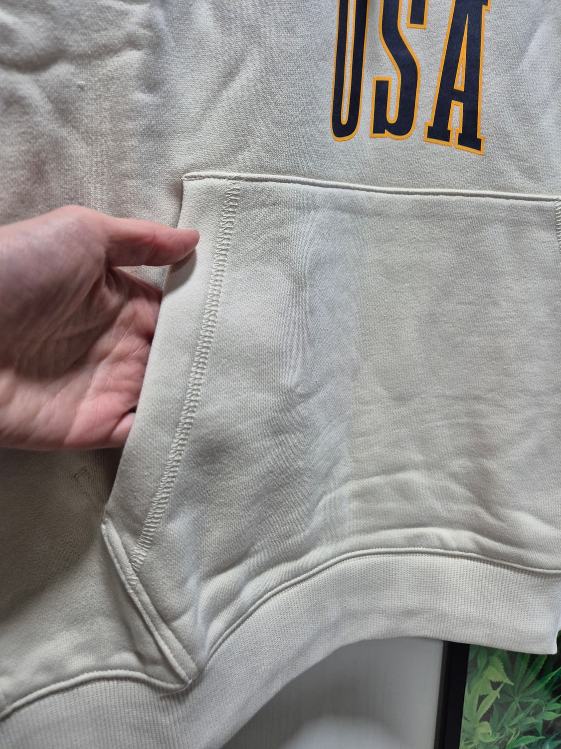 (타임세일)(새상품)뉴발란스 스포츠클럽 후드티 아이보리 상품이미지4