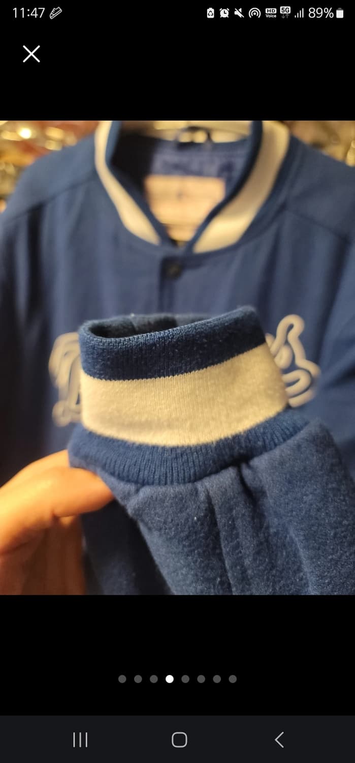 LA 다저스 블루 야구 점퍼 스타디움 마제스틱 바시티 XL 스타장 L 상품이미지5