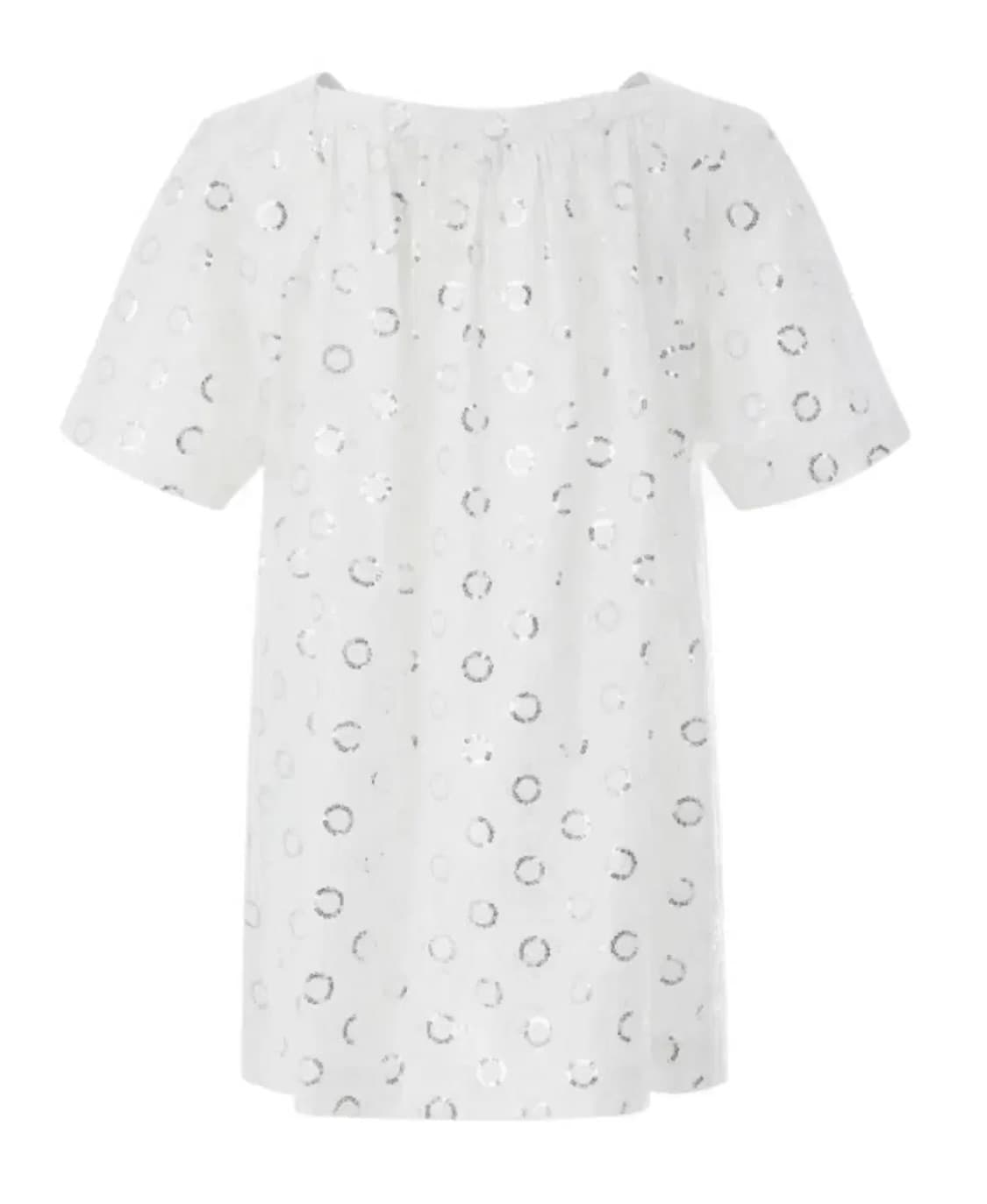 (새상품) 티크 teak 스팽글 블라우스 상품이미지3