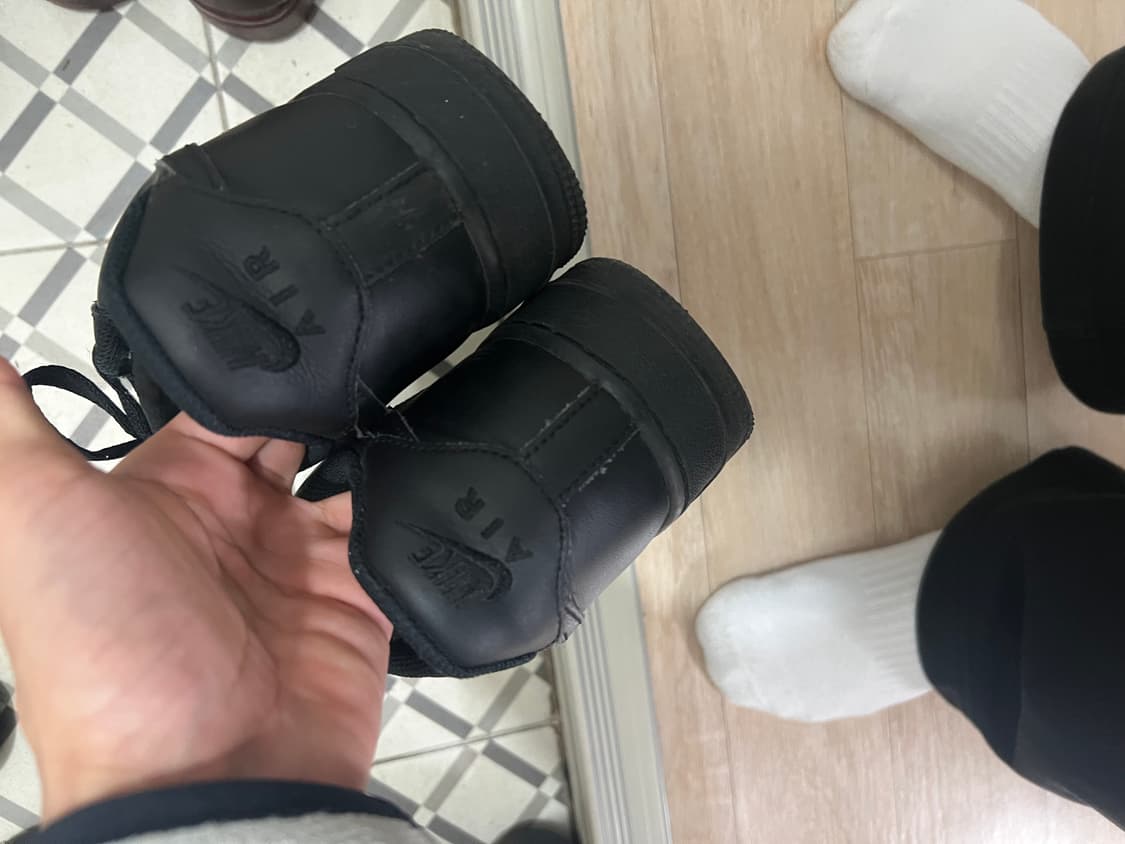 나이키 에어포스 블랙 265mm 상품이미지2