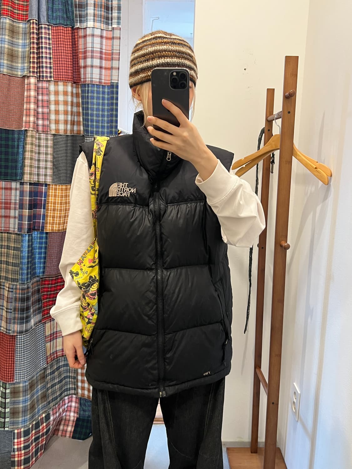 노스페이스 블랙 패딩 베스트 상품이미지1