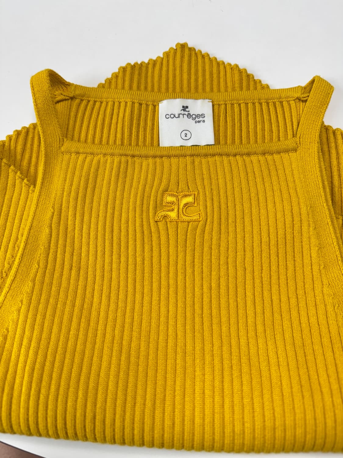 Courreges 꾸레쥬 니트 탱크탑 상품이미지3