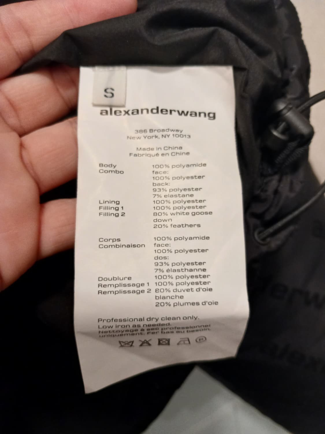 알렉산더왕 정품 여성 다운 패딩 점퍼 S 사이즈 상품이미지6