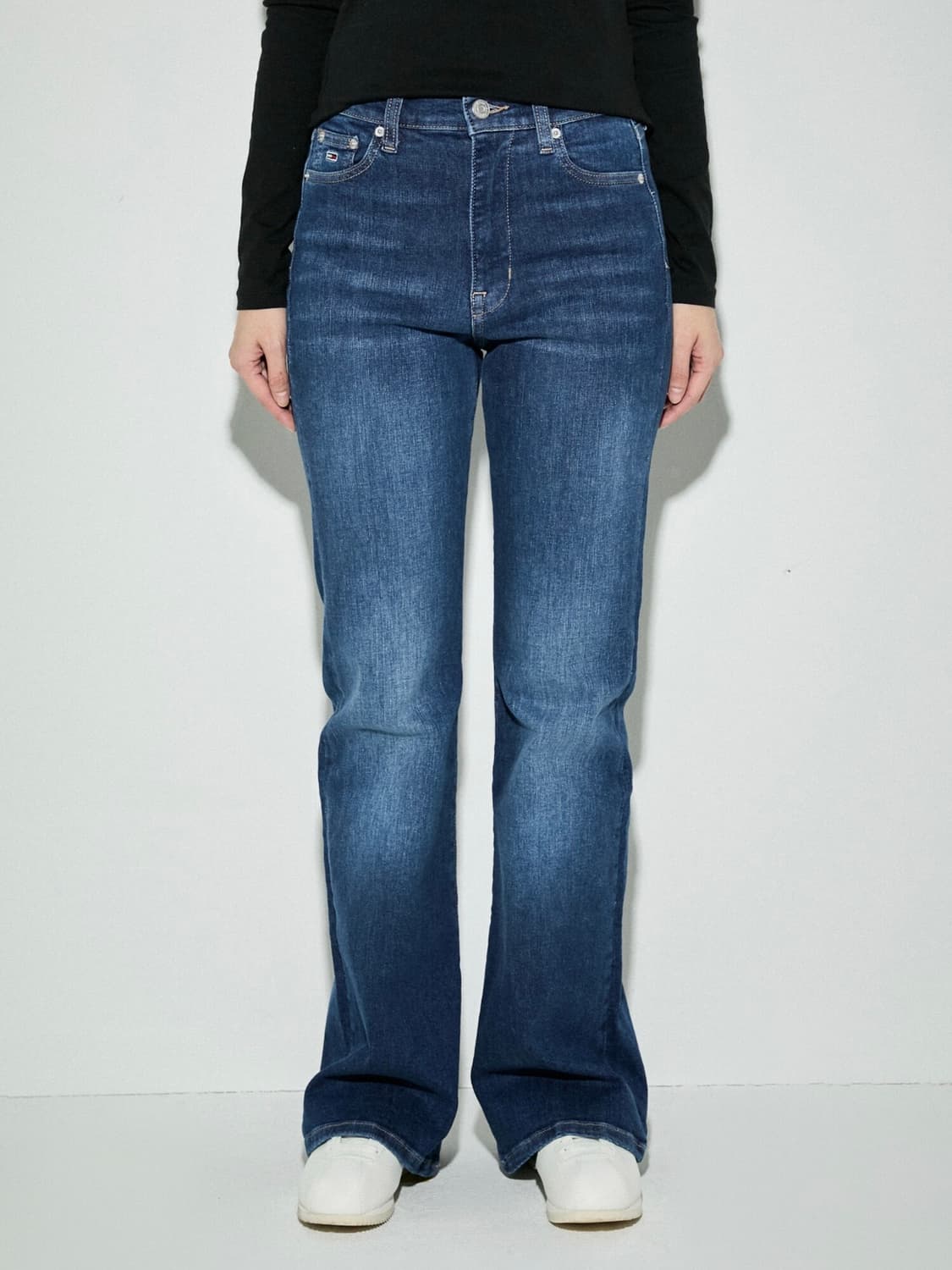 타미진스 실비아 하이웨스트 세미 부츠 팬츠 상품이미지1