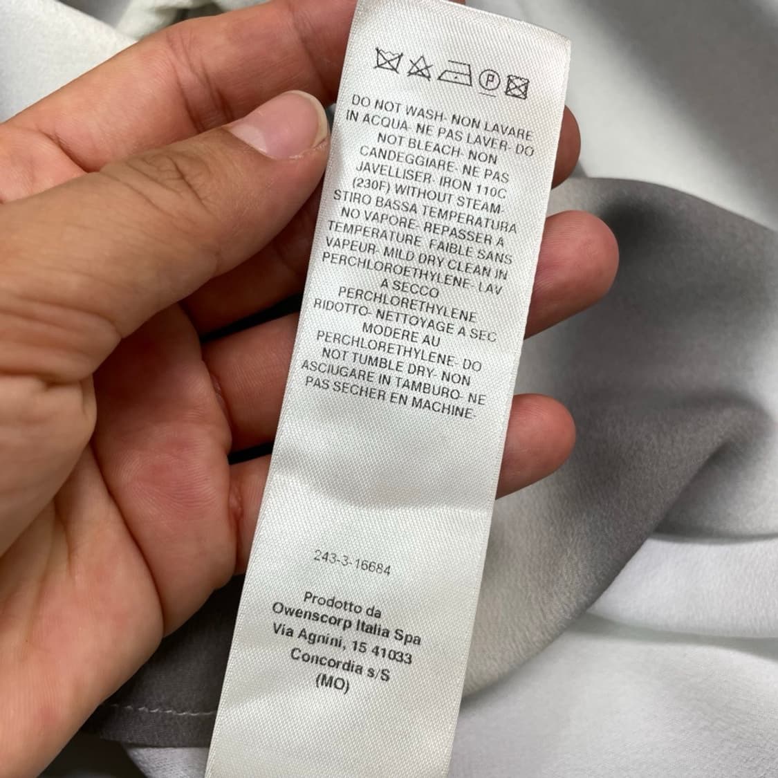 릭오웬스 21SS 뉴트럴 디그레이드 프린트 스냅 셔츠 IT54 상품이미지7