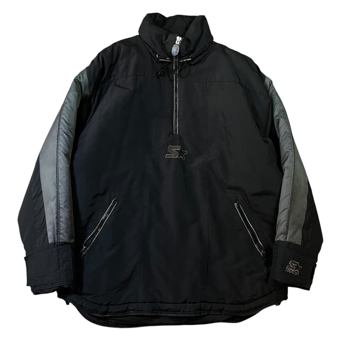 스타터 센터 로고 배색 후드 점퍼 아노락 상품이미지1