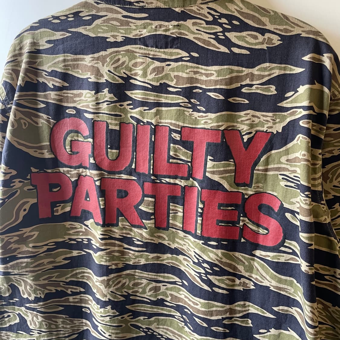 와코마리아 타이거카모 밀리터리 셔츠자켓 상품이미지8