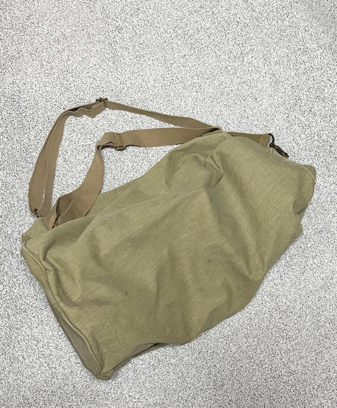 아르마니 빈티지 밀리터리 캔버스 더플백 상품이미지3