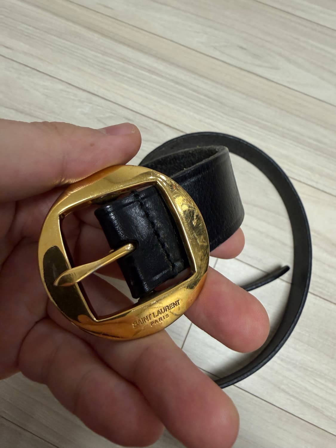 생로랑 15fw 문벨트 90사이즈  상품이미지2