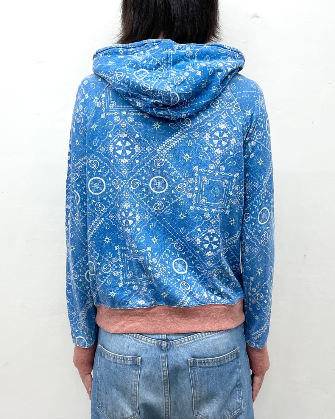 Blue & Blue Ethnic Hooded Zip-Up  상품이미지2