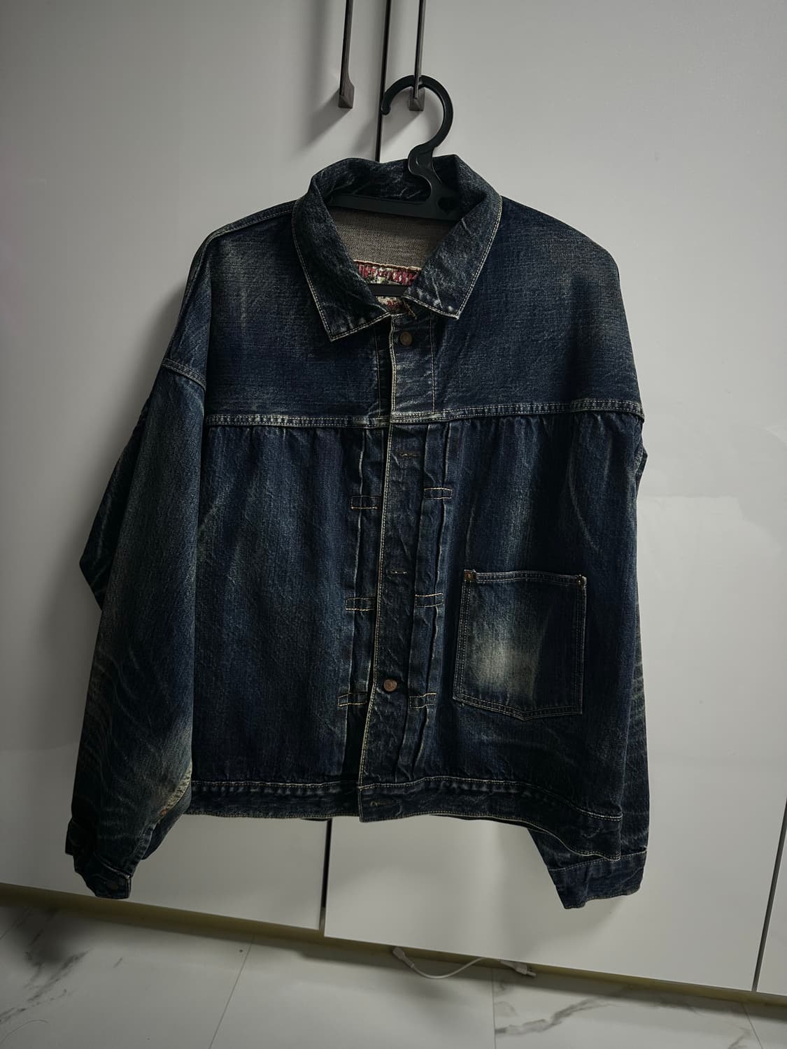 [L] 24ss 세인트미카엘 베르베르진 1st 데님자켓 상품이미지1
