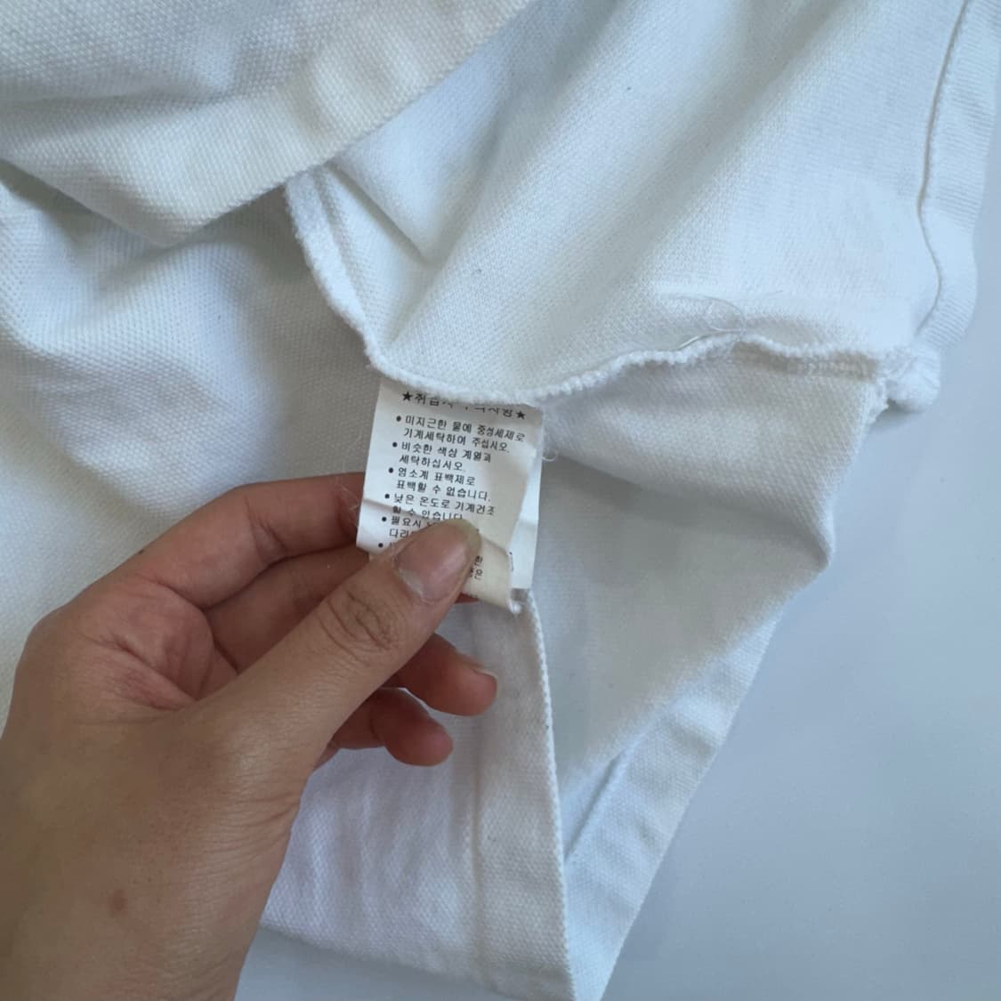 Polo폴로 스카이블루 빅포니 화이트 카라반팔티  상품이미지6