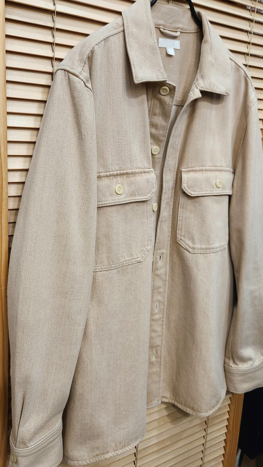 (새상품급)COS 코스 남성 베이지 셔츠 자켓 상품이미지3