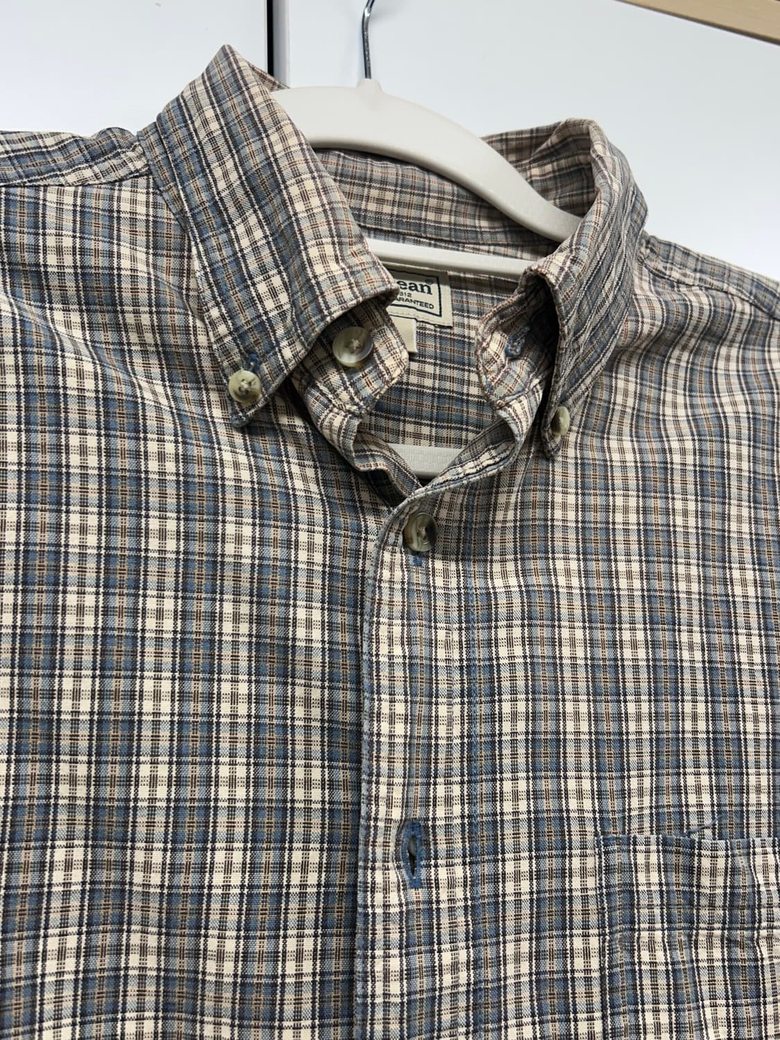 LL Bean 엘엘빈 체크셔츠 S 상품이미지1