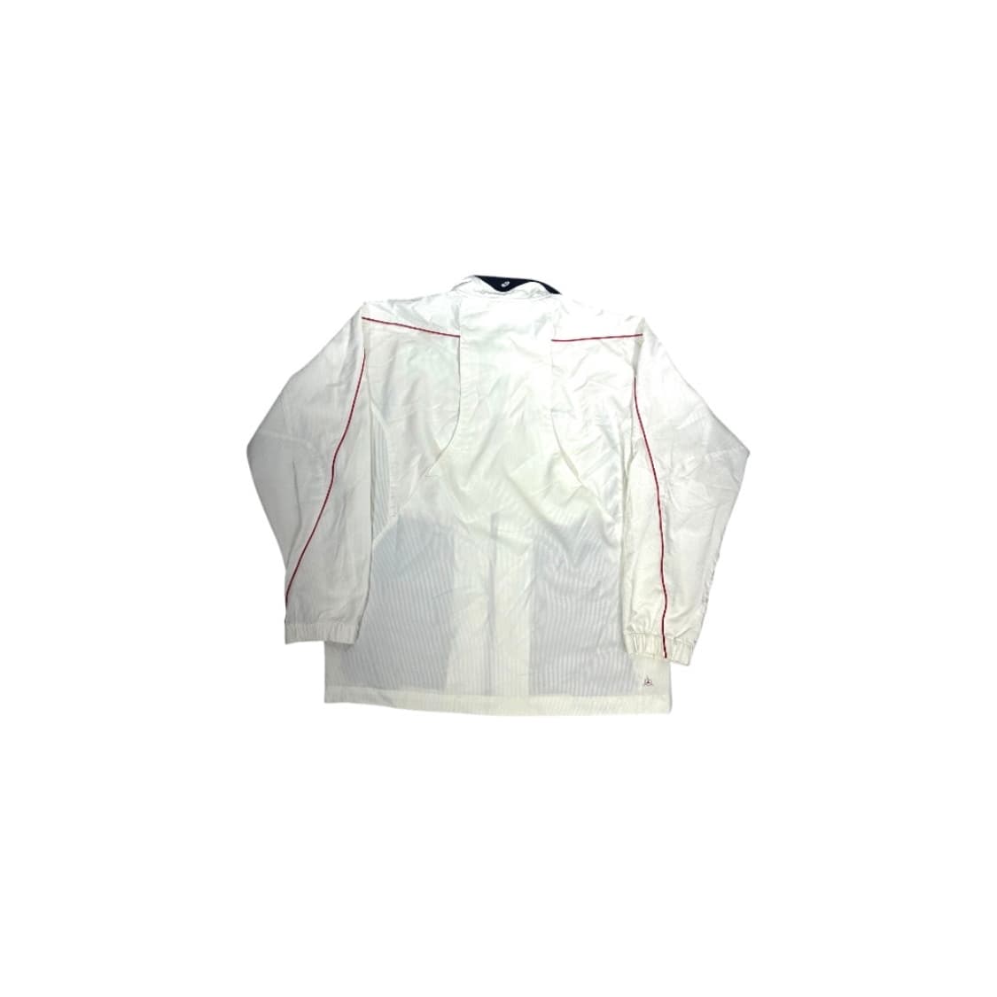 아식스 화이트 사이드 라인 오버핏 바람막이 자켓 상품이미지6