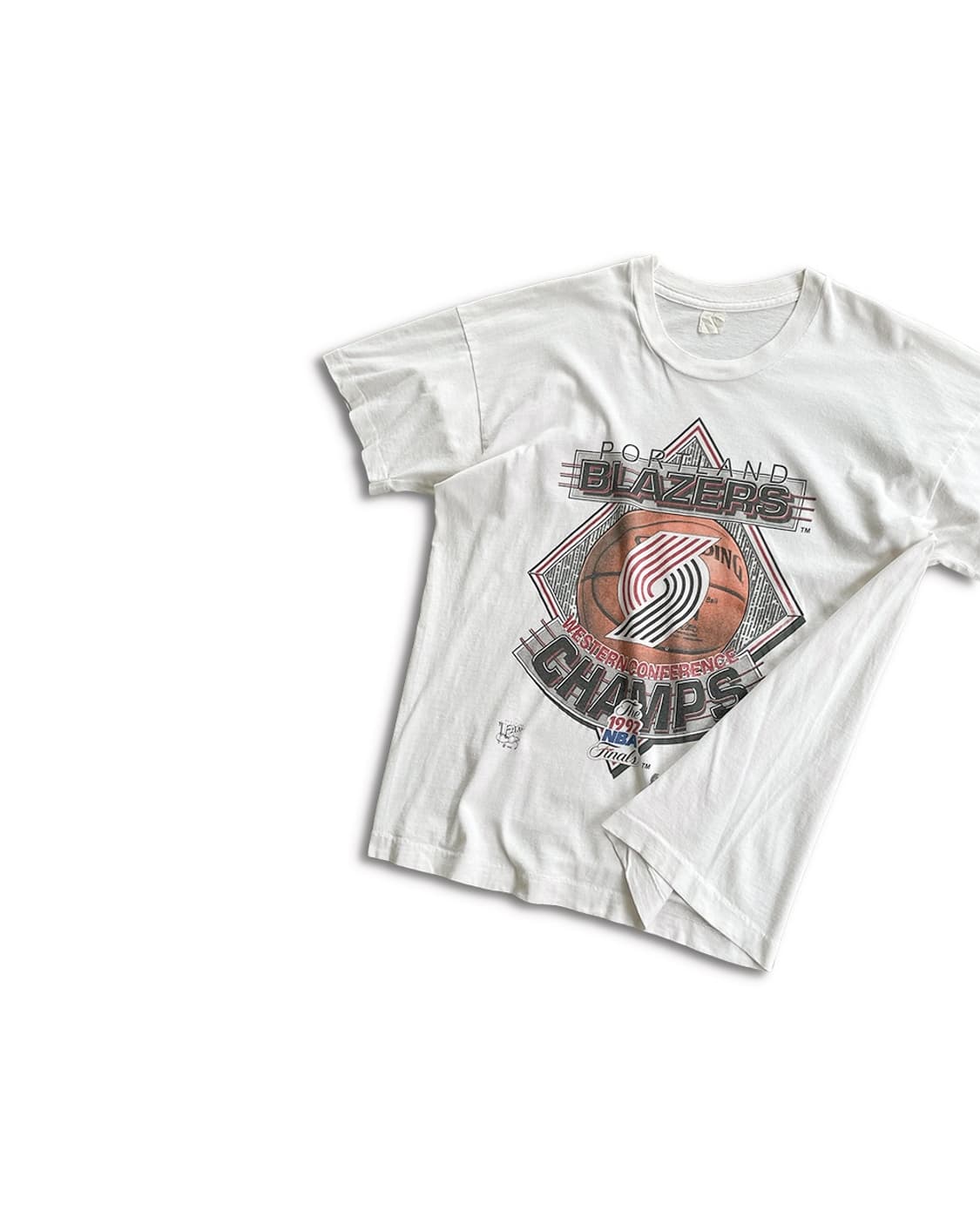 90s Portland Trail Blazers Champs 1992 T 상품이미지2