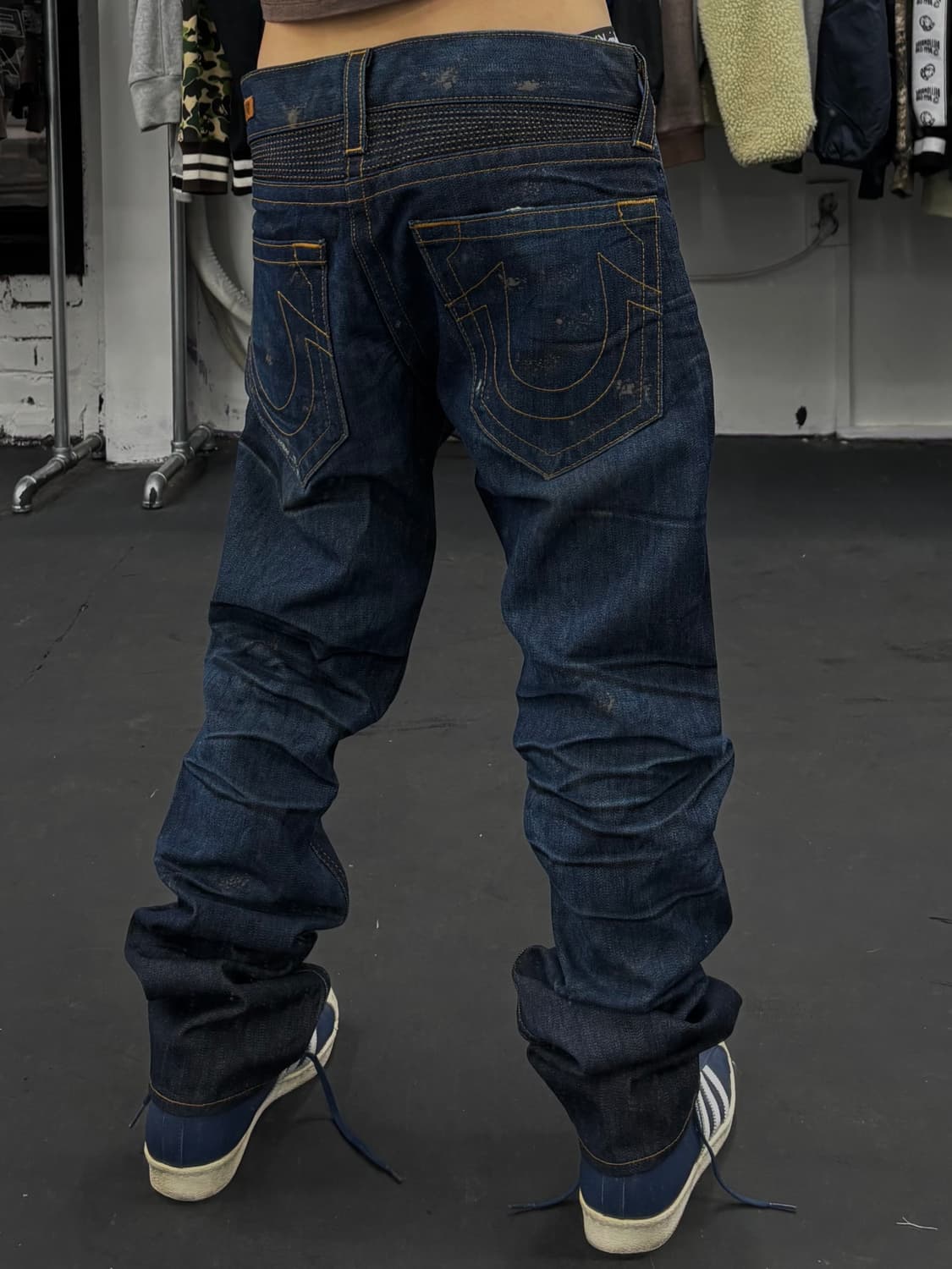 트루릴리전 스터드 데님팬츠 상품이미지2