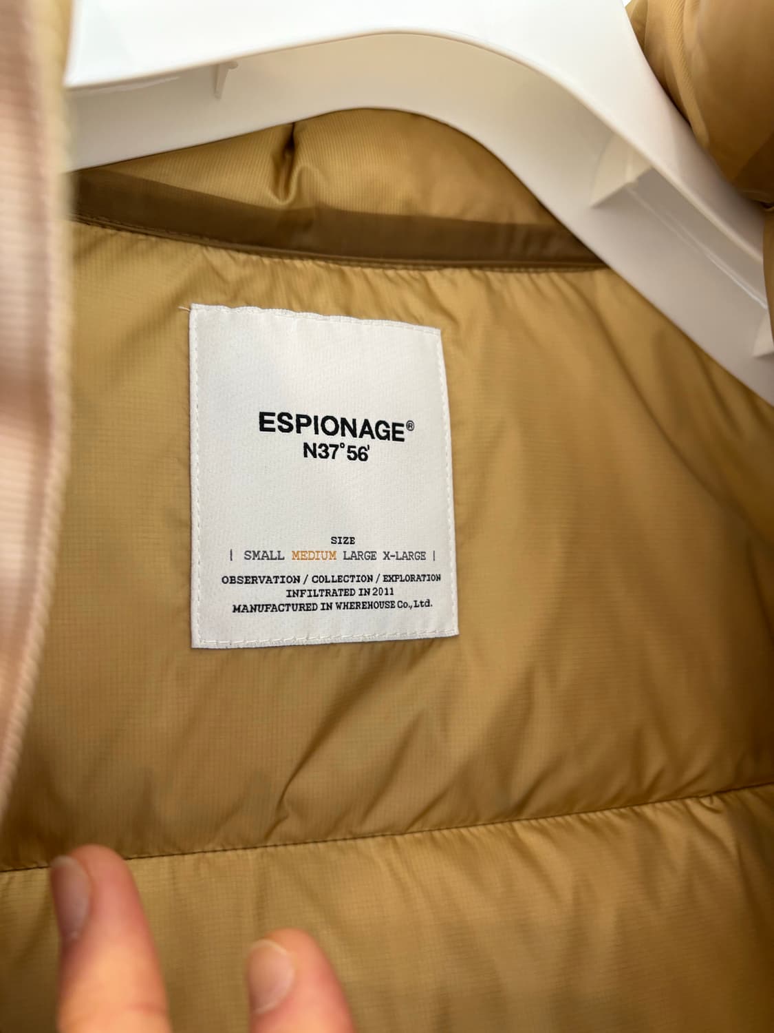 에스피오니지 덕다운 패딩 상품이미지2