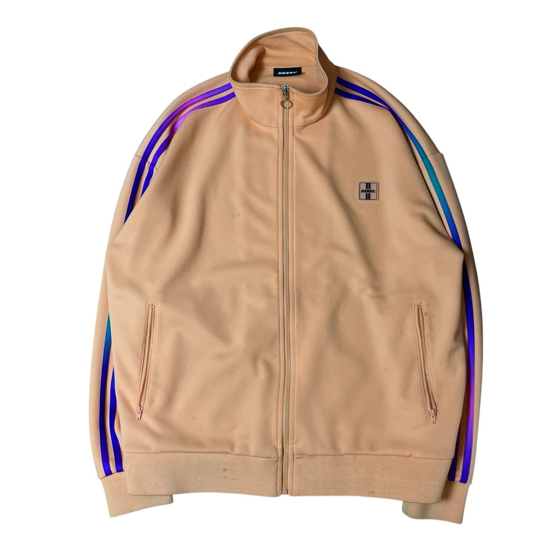 널디 코랄살구 그라데이션 트랙탑 져지 L 상품이미지1