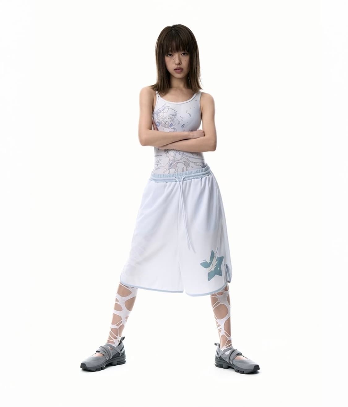 오호스 x NOITOW SHU 매쉬 복서 쇼츠 새상품 상품이미지3