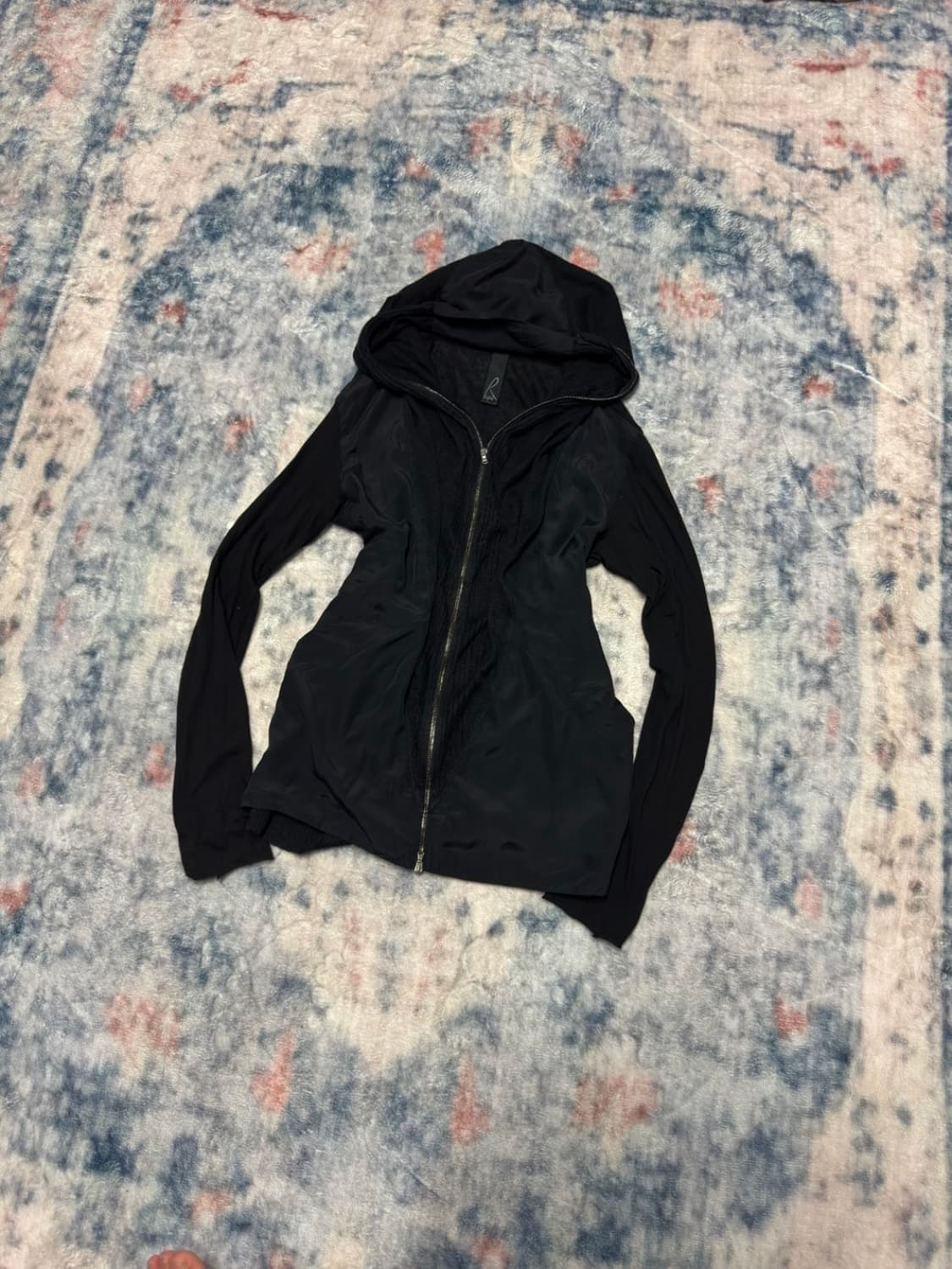 릭 오웬스 일라리아 니스트리 아카이브 믹스 풀 집업 자켓 상품이미지1