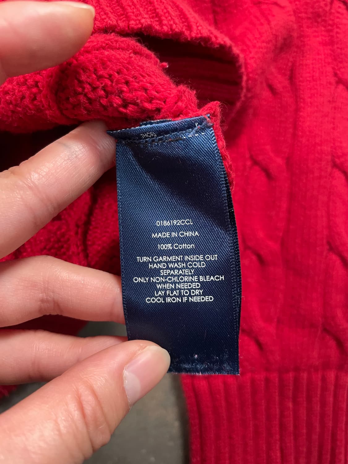 폴로 꽈배기 니트 상품이미지5