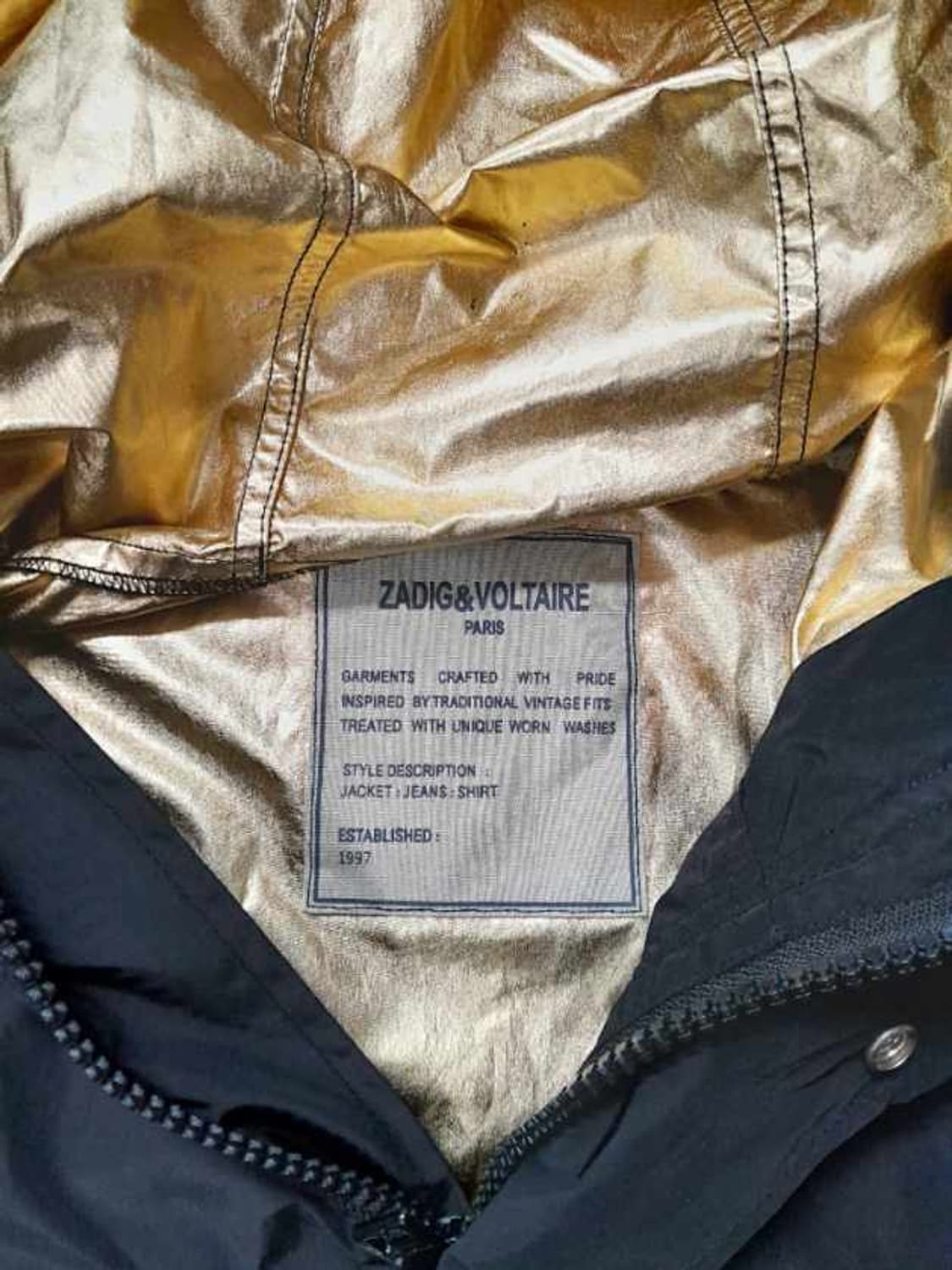 자딕앤볼테르 나일론 롱자켓 상품이미지6