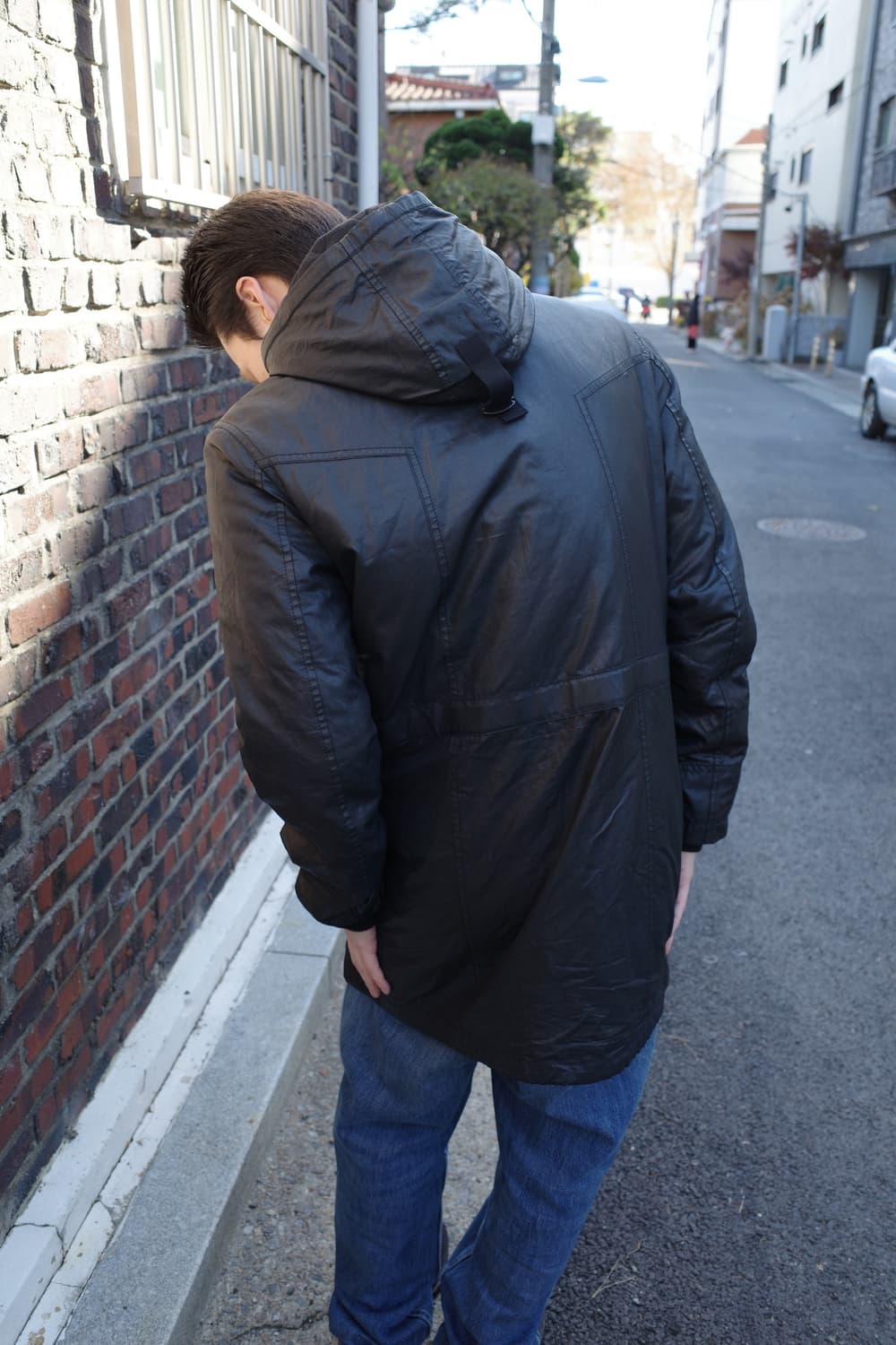 Helmut Lang Leather Effect Coat 상품이미지4