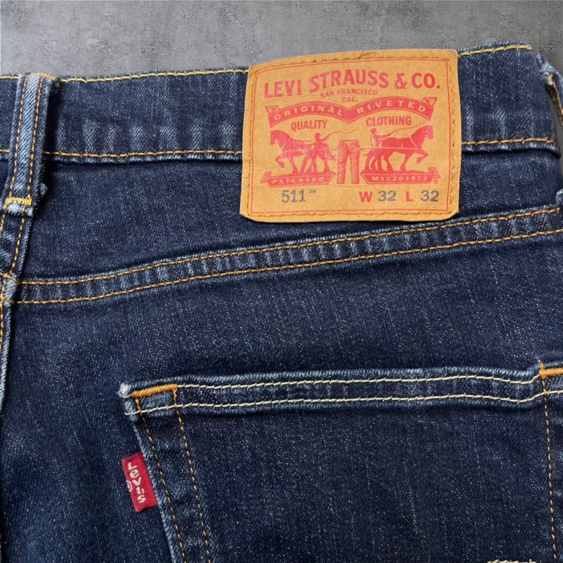 리바이스 511 레귤러 슬림 스트레이트 데님팬츠 W32 L32 상품이미지7