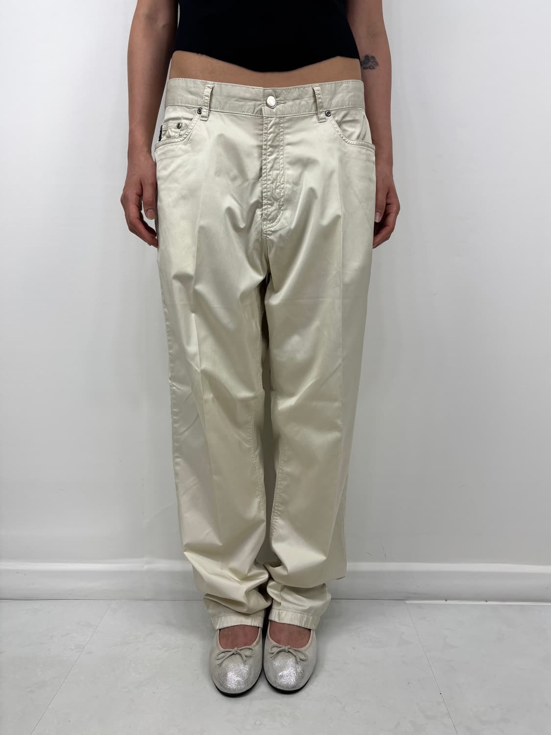 ARMANI IVORY SHIMMER PANTS 상품이미지6