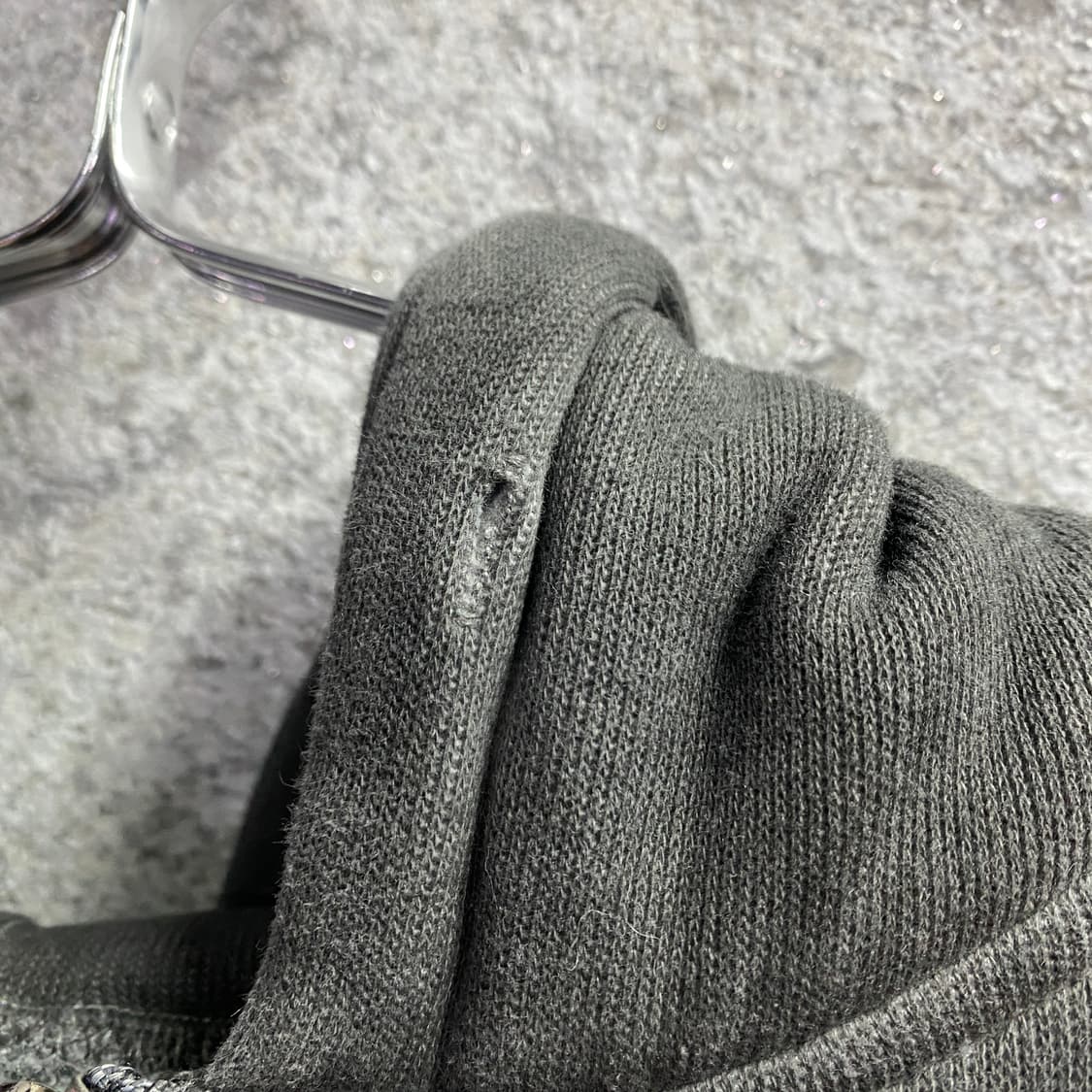 빈티지 y2k 엔젤 그래픽 워시드 다크그레이 후드집업 B4223  상품이미지6