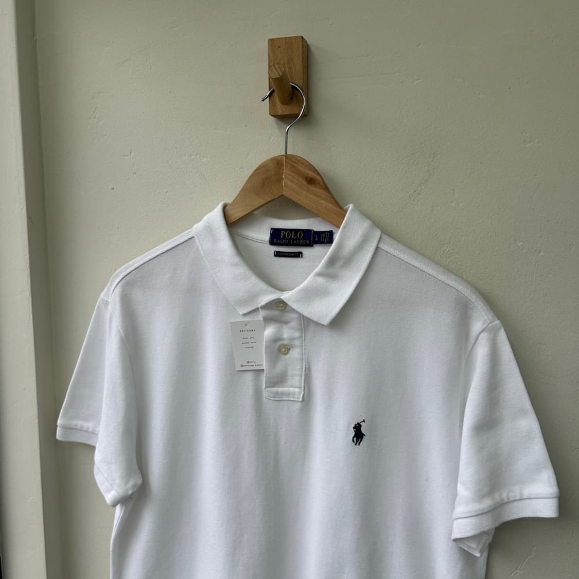 16764 - 폴로 랄프로렌 화이트 반팔 카라티 상품이미지1