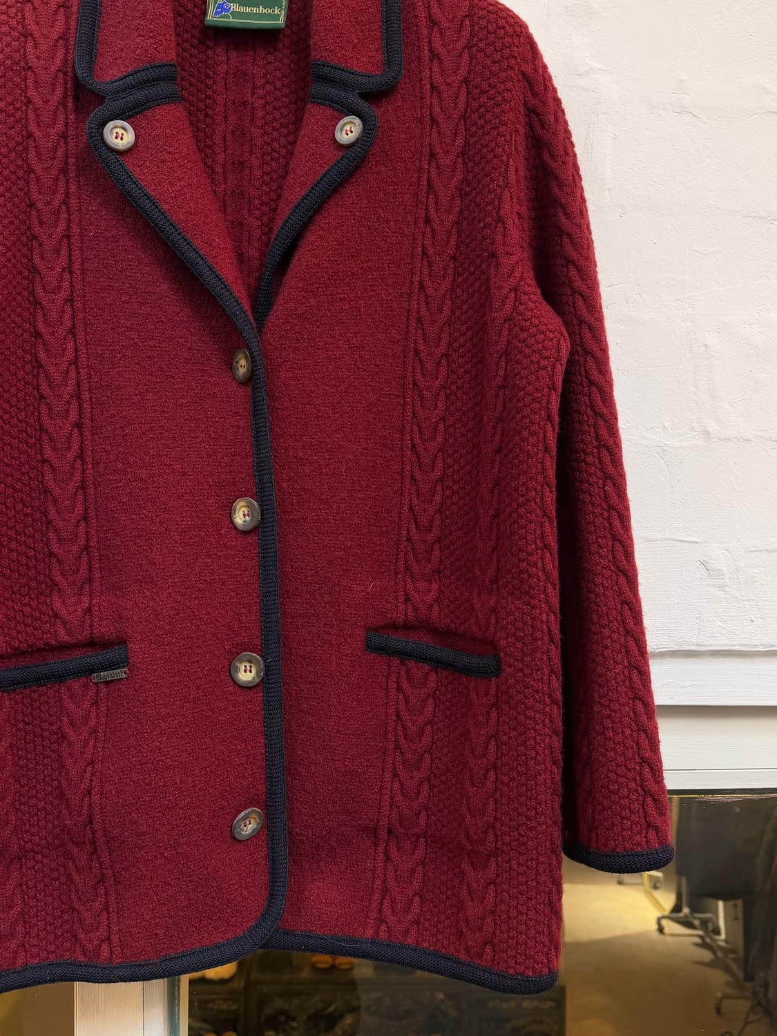 Blauenbock Itlay 울 니트 가디건 44 상품이미지4