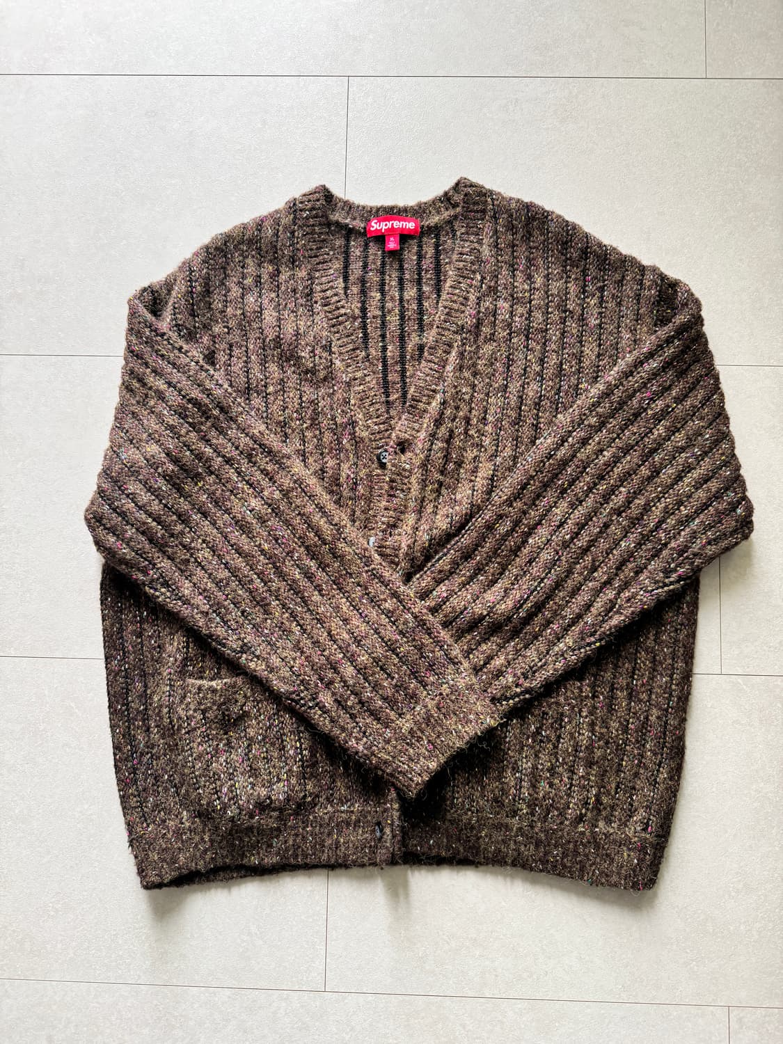 슈프림 콘페티 가디건 (xl) 상품이미지1