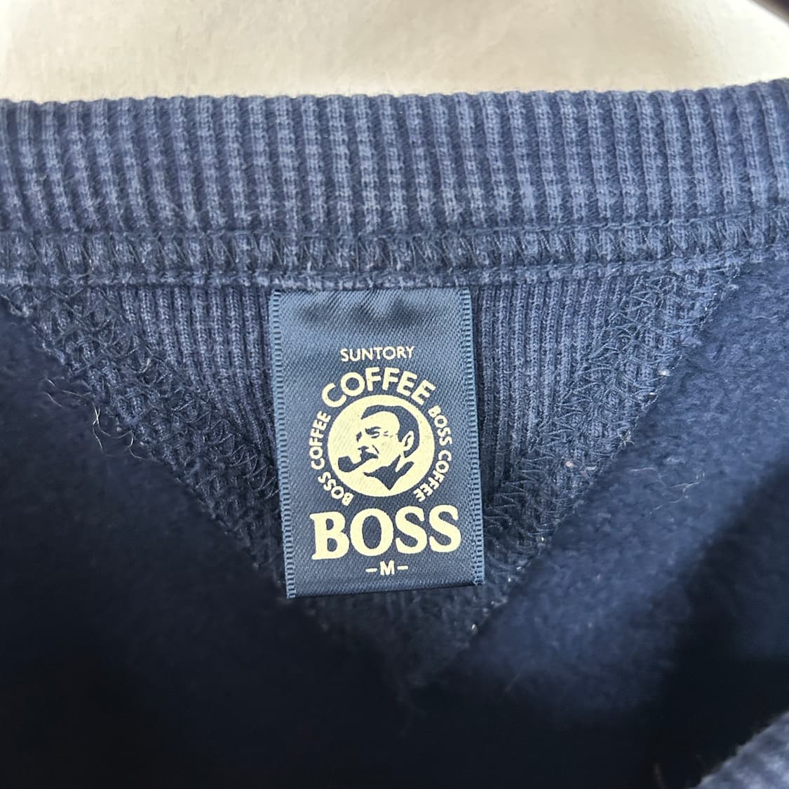 산토리 보스커피 빅로고 스웻셔츠 네이비 상품이미지6