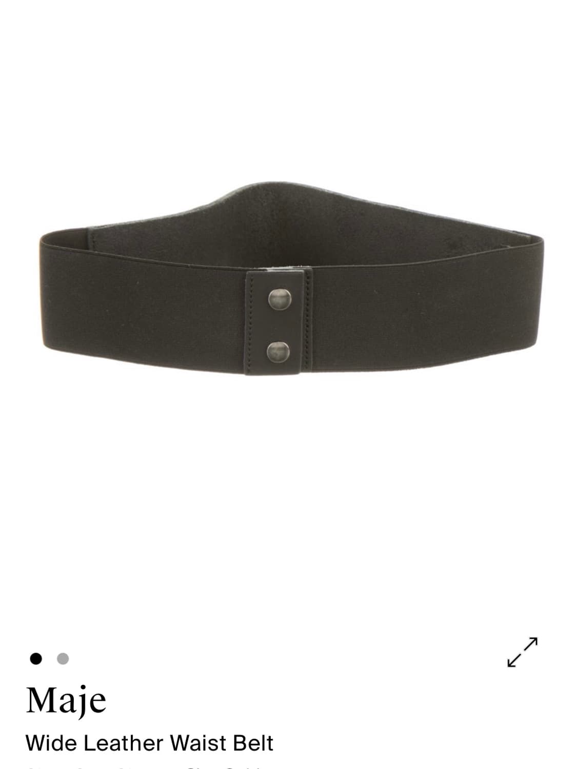 마쥬 가죽 벨벳 벨트 상품이미지1