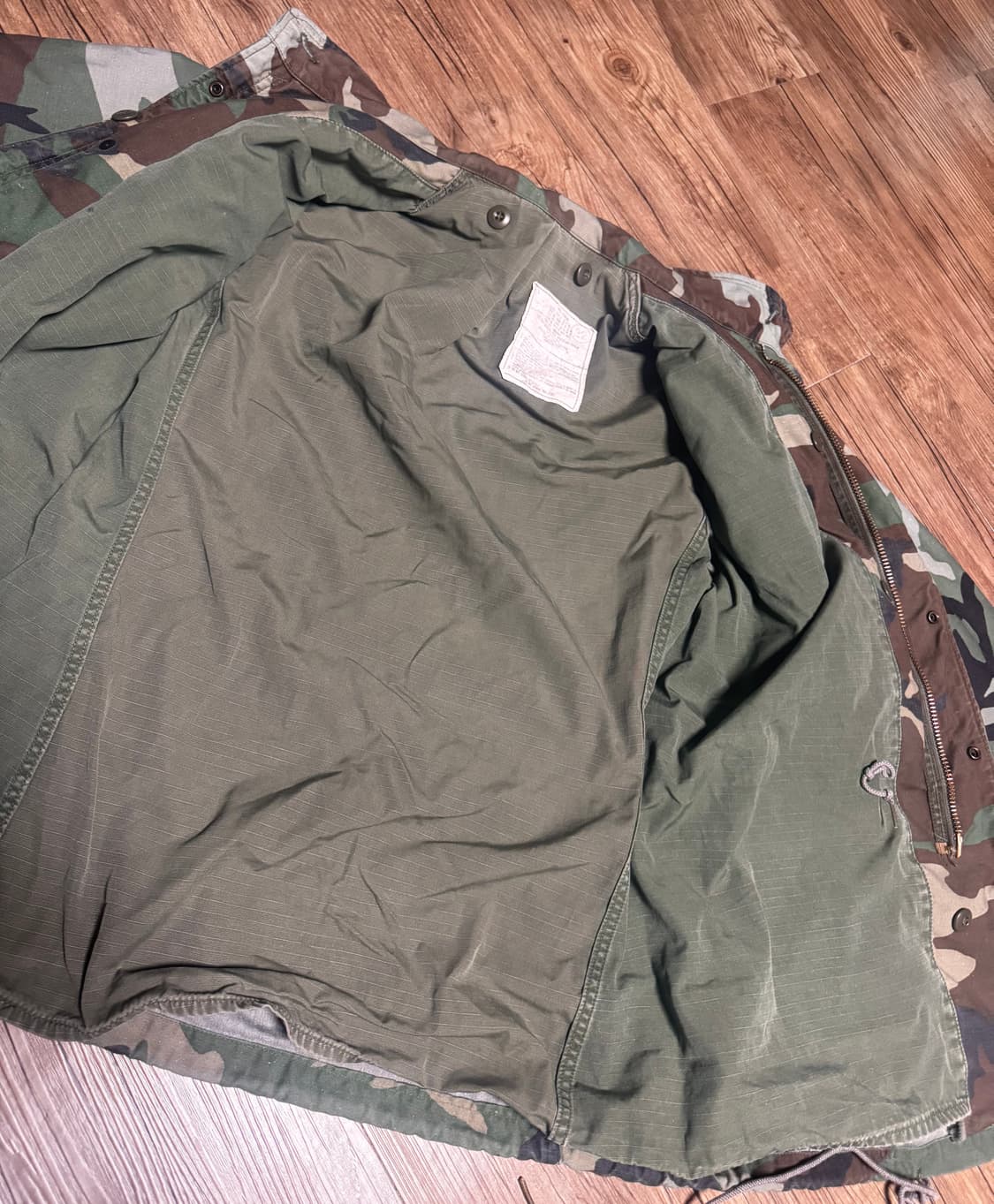 [S] 밀리터리 80s M65 스코빌 우드랜드 필드자켓 상품이미지8