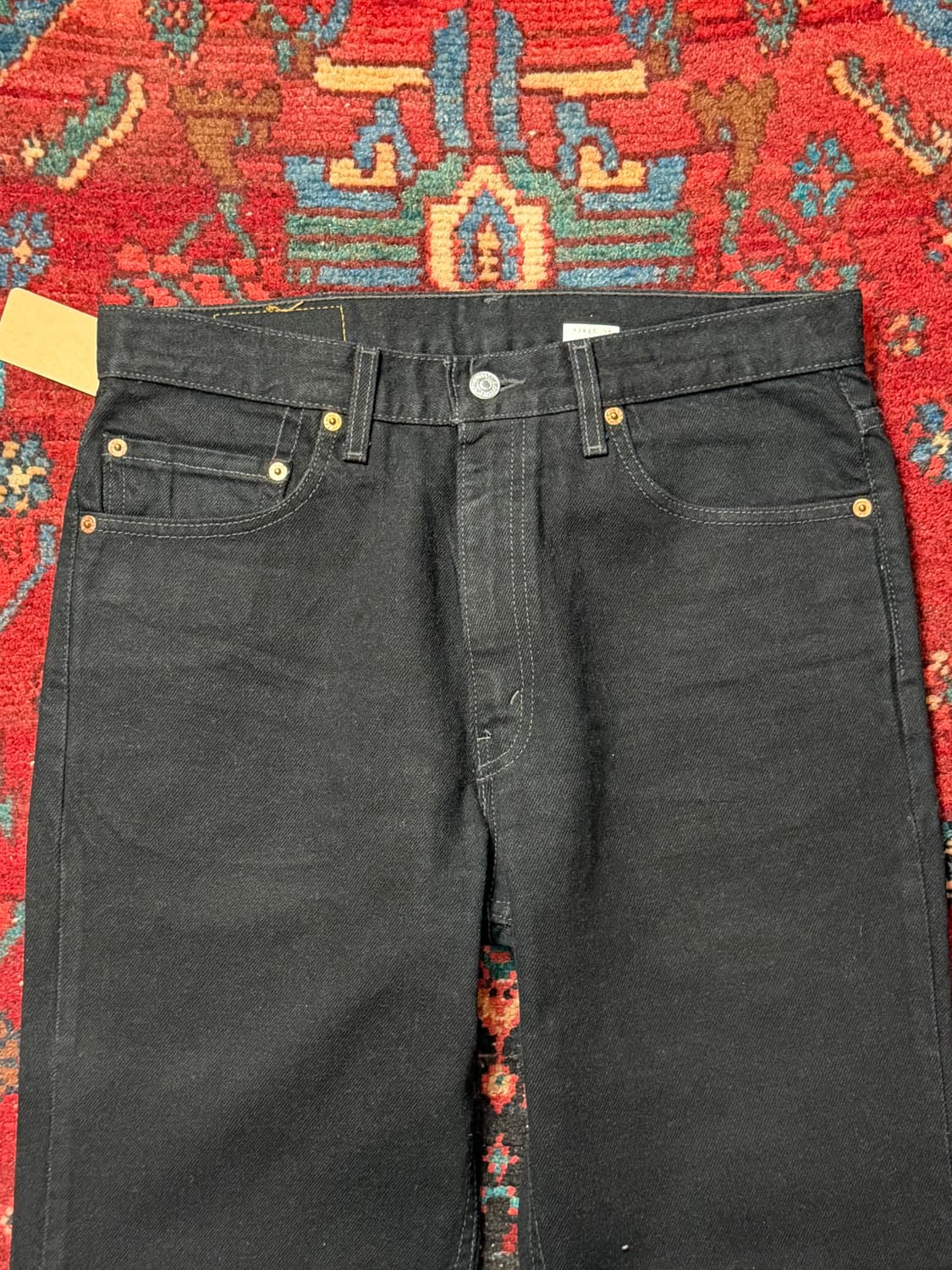 90's 빈티지 리바이스 517 블랙 플레어진 신품급 컨디션 상품이미지6