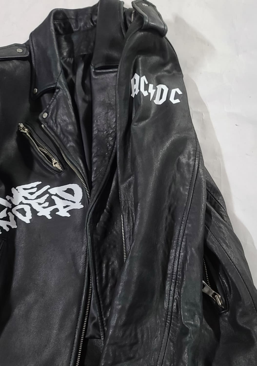 커스텀 가죽 라이더자켓  90사이즈 상품이미지4