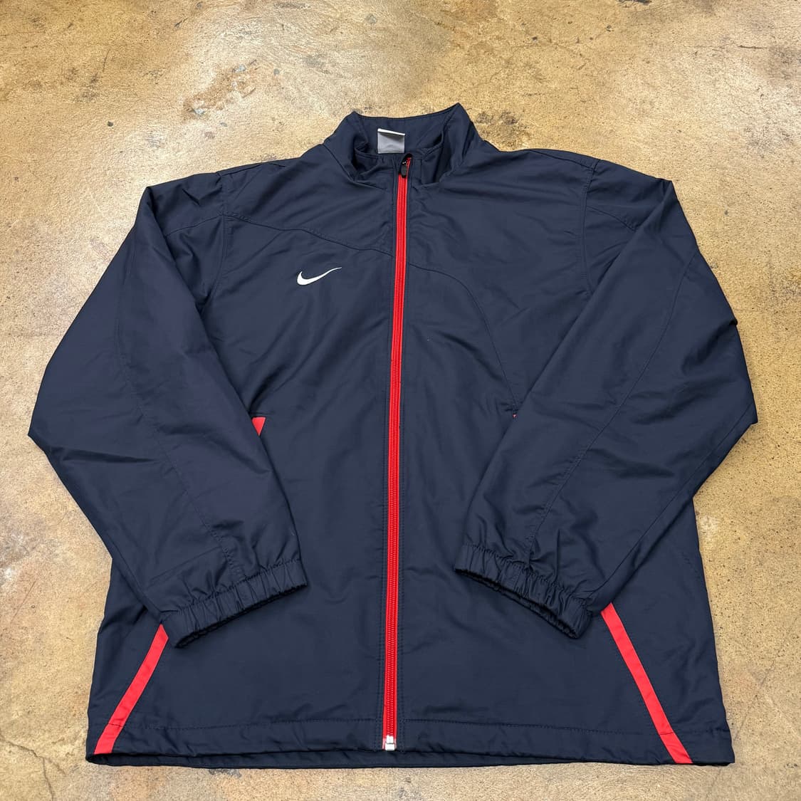 [정품/L] 나이키 네이비 바람막이 자켓 b10 상품이미지2