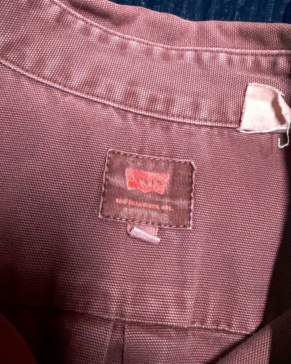 리바이스 가먼트다잉 코튼 셔츠 L 상품이미지4