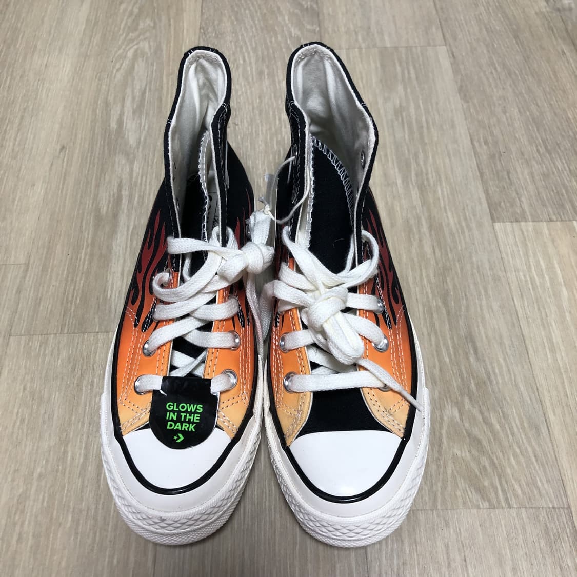 (230) 새상품 컨버스 CONVERSE 척 70 하이 블랙 레드 프레임 상품이미지9
