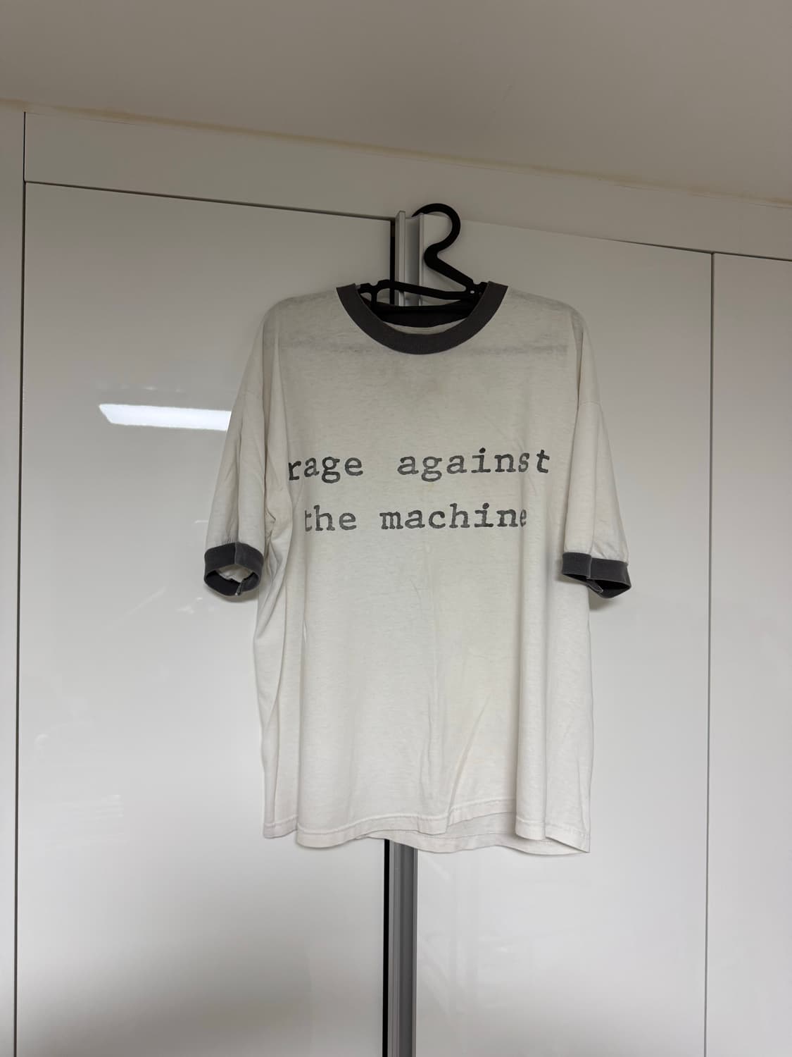 90s ratm 빈티지 링거 티셔츠 상품이미지3