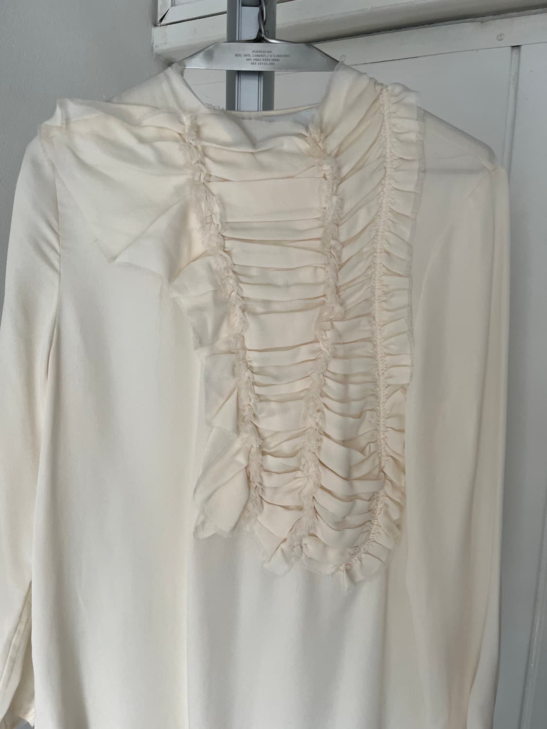 frill silk blouse 상품이미지5