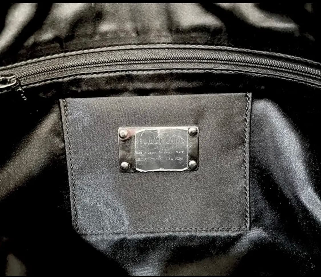 헬무트랭 레더 미니보스톤 핸드백 y2k 상품이미지6