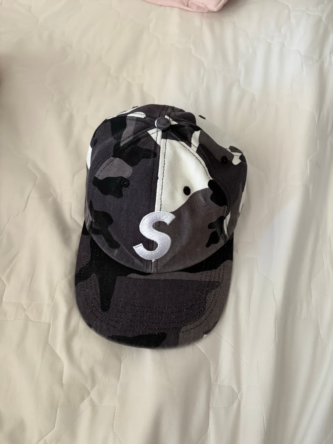 슈프림 모자 한정드롭 - 25fw 스노우 카모 피그먼트 코티드 캔버스  상품이미지4