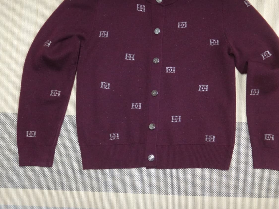 (95/M) 에스까다 ESCADA 여성 울혼방 가디건 상품이미지5