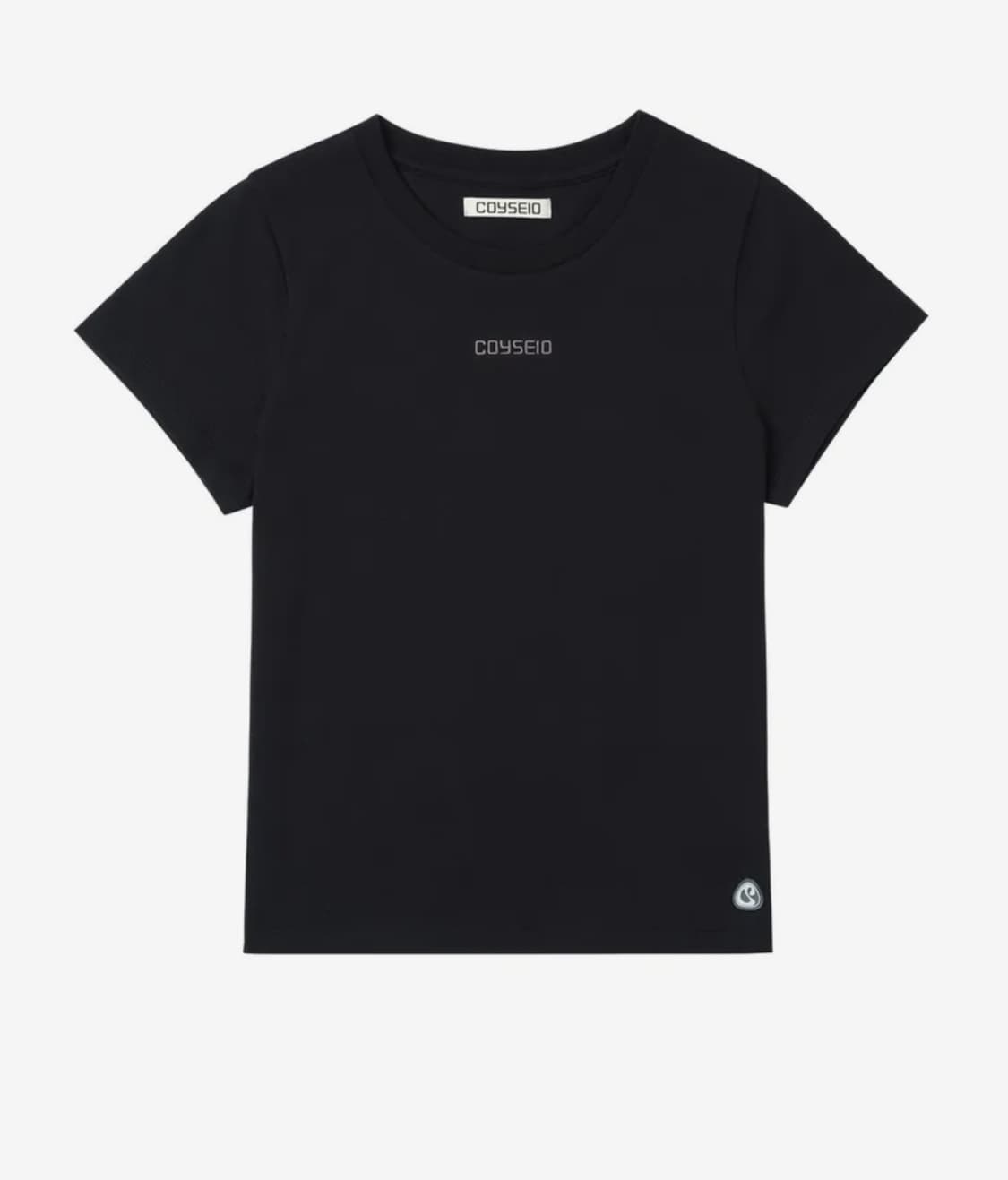 coyseio 038 MINI LOGO T-SHIRT BLACK 상품이미지1