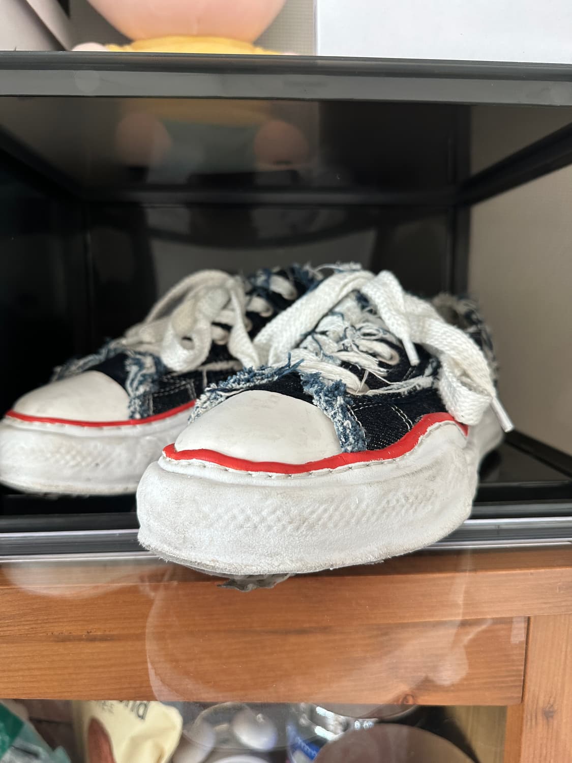 미하라 야스히로 x 나이젤 카본 로우 컷 스니커즈 원 워시 42/새상품  상품이미지7