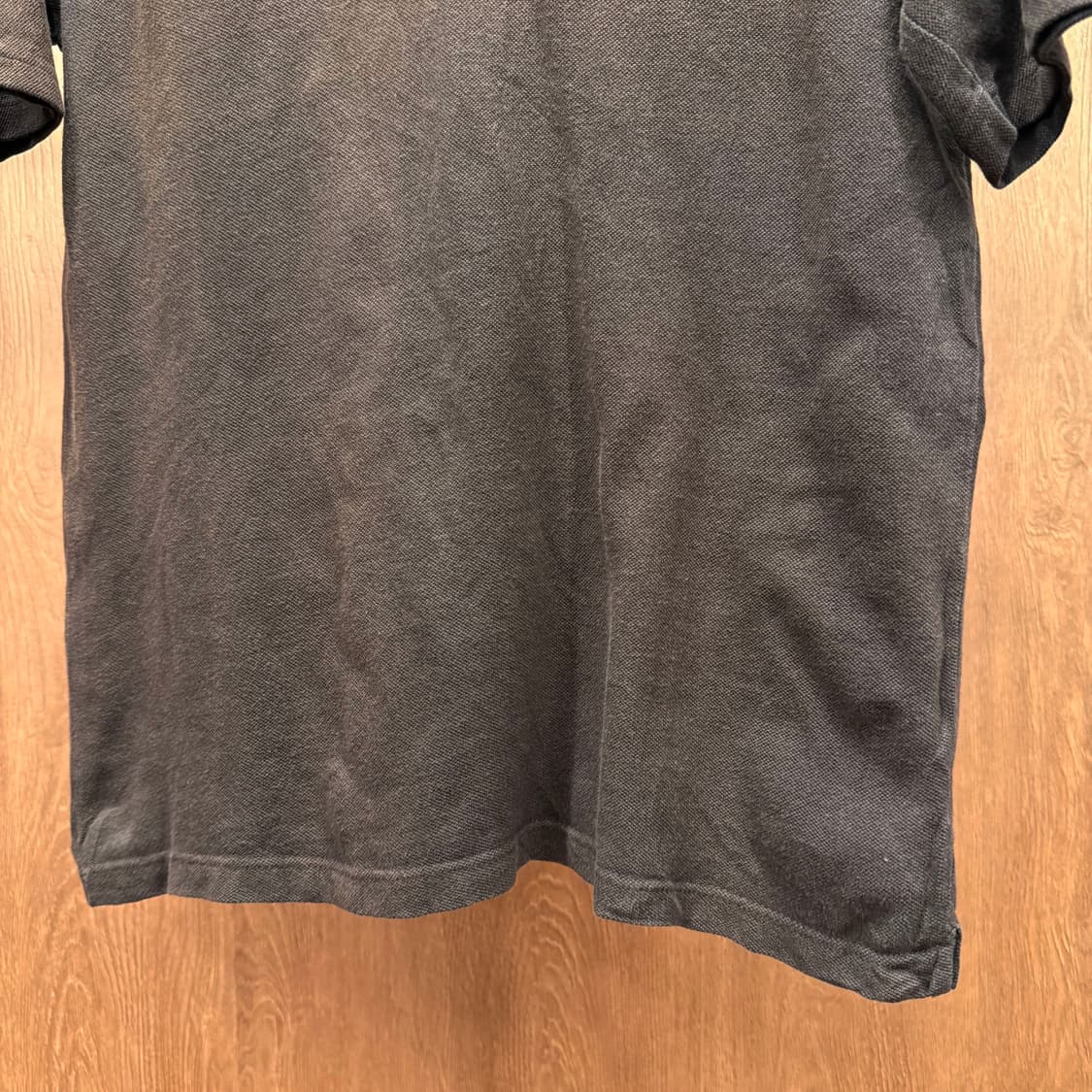 버버리 런던 노바체크 카라 반팔 폴로 셔츠 자수 로고 디테일 브라운 상품이미지5